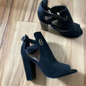 Black High Heel Sandals
